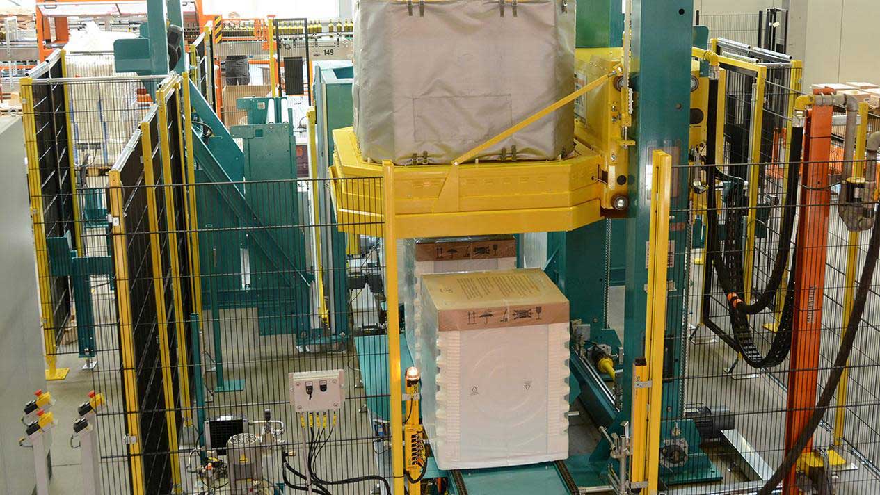 Abbildung eines MSK Schrinkcovers. MSK Schrumpfverpackungssysteme können  mit dem Energiesparmodul MSK Shrinkcover nachgerüstet werden.
