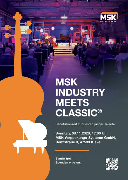 MSK Industry meets Classic ist eine Benefizkonzertreihe in Kleve zugunsten junger musikalischer Talente
